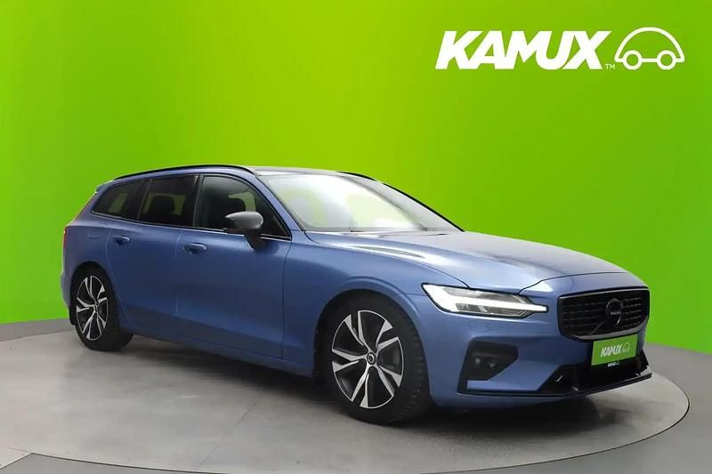 Sininen Käytetty 2019 Volvo V60 R-Design Farmari | 32 860 € - Kuva 1/4