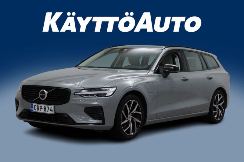Harmaa Käytetty 2023 Volvo V60 Performance Farmari | 40 880 € (Supertarjous) - Kuva 1/4