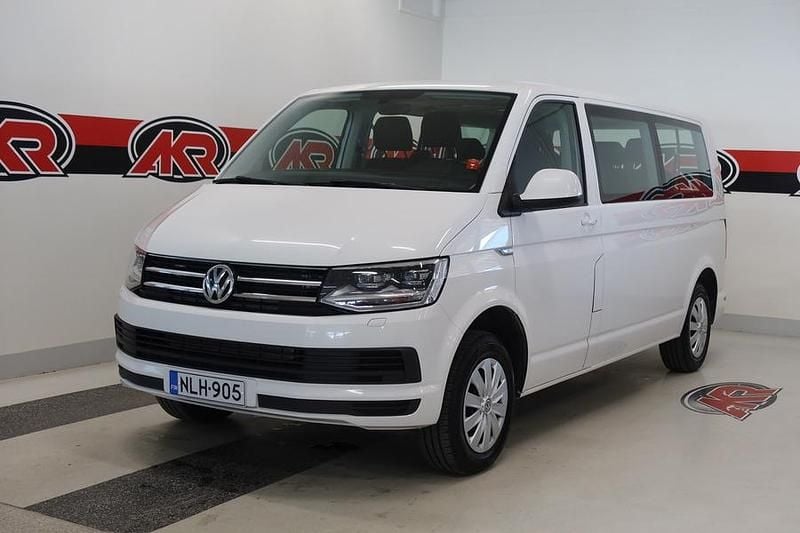 Valkoinen Käytetty 2018 VW Caravelle Comfortline Tila-auto | 31 200 € - Kuva 1/4