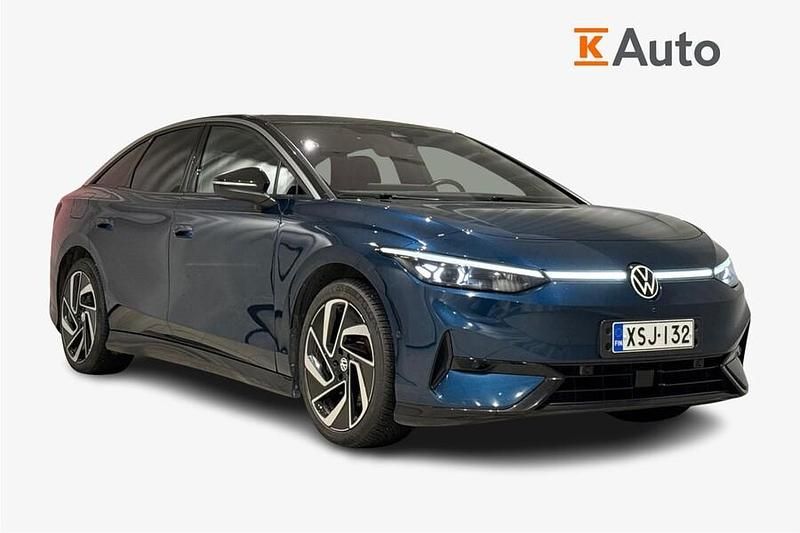 Käytetty VW ID.7 Pro 210 kW (286 HP) 2023 Sininen Viistoperä