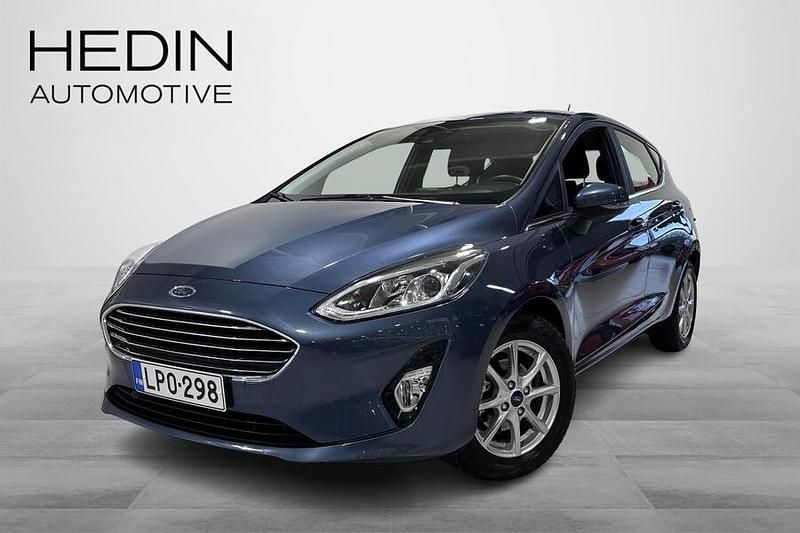 Sininen Käytetty 2021 Ford Fiesta Titanium Viistoperä | 15 490 € (Perustarjous) - Kuva 1/4