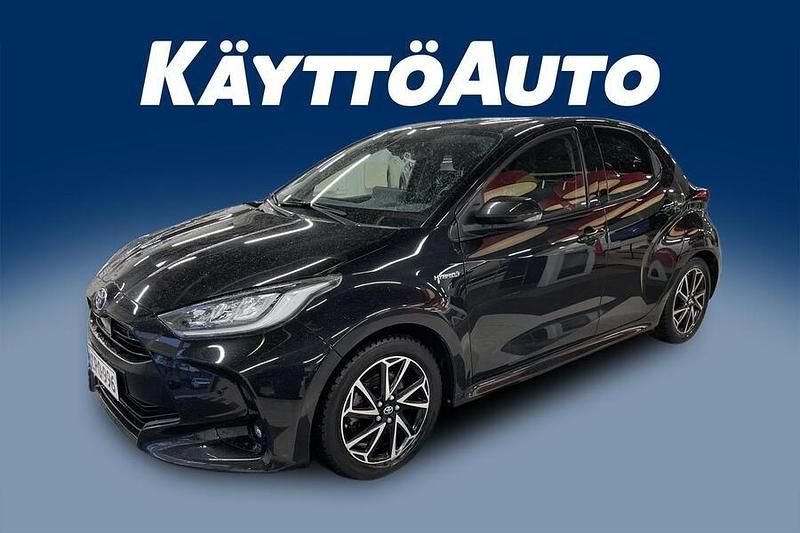 Musta Käytetty 2021 Toyota Yaris Hybrid Style Viistoperä | 19 490 € (Perustarjous) - Kuva 1/4