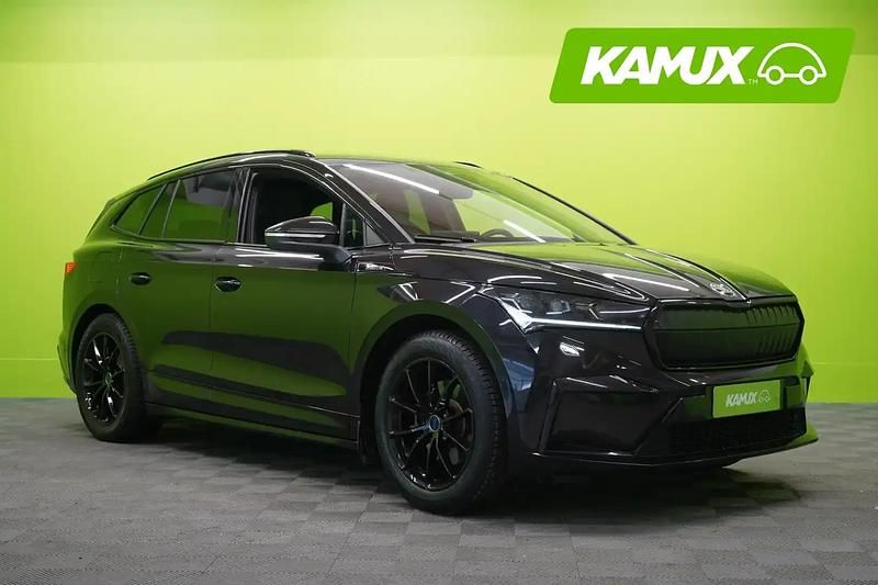 Käytetty Skoda Enyaq iV SportLine 150 kW (204 HP) 2023 Musta Katumaasturi
