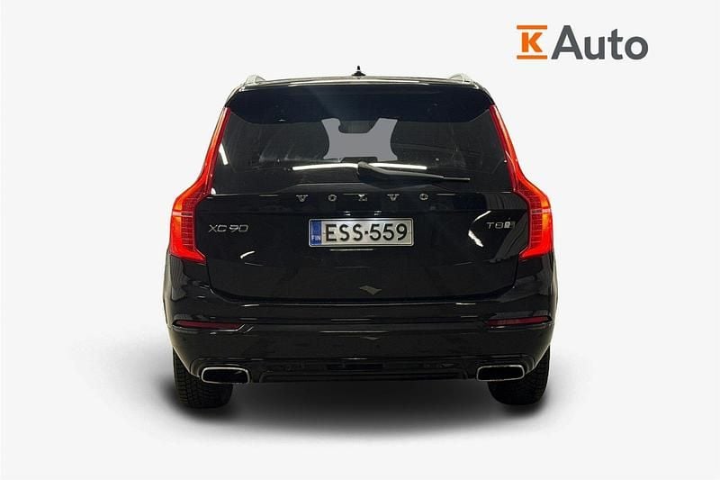 Käytetty Volvo XC90 R-Design 320 HP (235 kW) 2017 Musta Katumaasturi