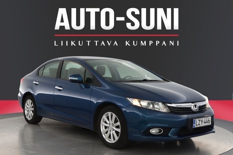 Sininen Käytetty 2012 Honda Civic Executive Sedan | 8 600 € (Perustarjous) - Kuva 1/3