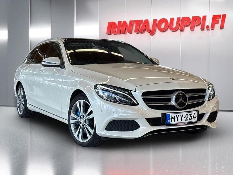 Valkoinen Käytetty 2017 Mercedes C350e Business Farmari | 16 900 € (Perustarjous) - Kuva 1/3