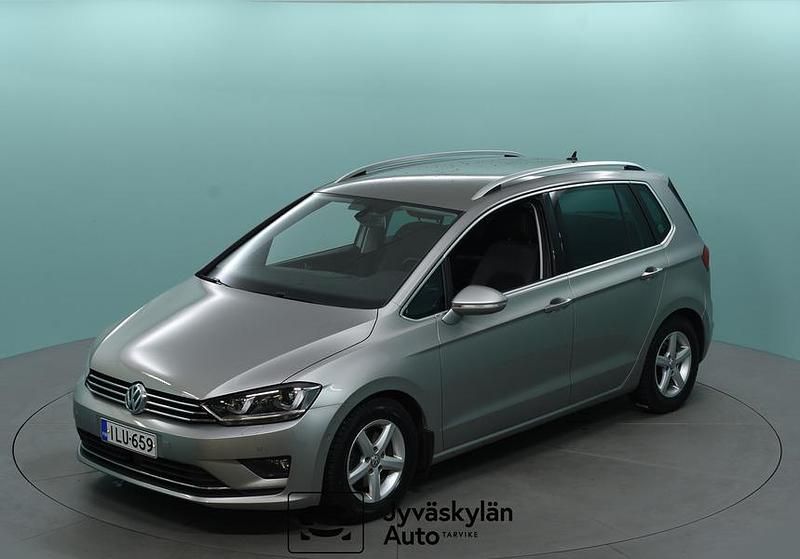 Hopea Käytetty 2014 VW Golf Sportsvan Highline Tila-auto | 13 490 € (Perustarjous) - Kuva 1/3