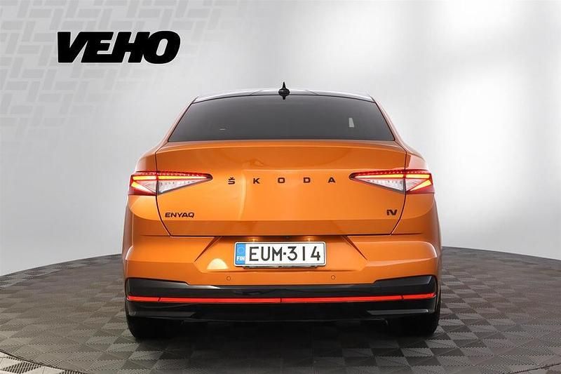 Käytetty Skoda Enyaq iV RS 219 kW (299 HP) 2023 Oranssi Katumaasturi