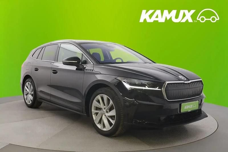 Musta Käytetty 2022 Skoda Enyaq iV Suite Katumaasturi | 32 900 € (Hyvä tarjous) - Kuva 1/4