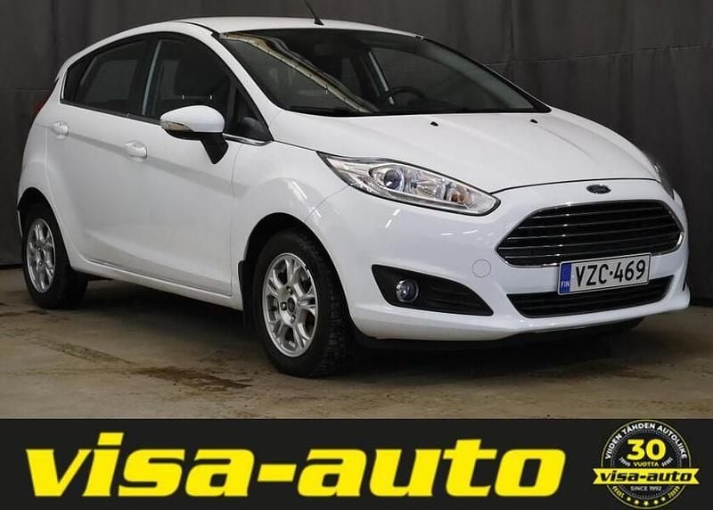Valkoinen Käytetty 2016 Ford Fiesta Titanium Viistoperä | 6 990 € (Hyvä tarjous) - Kuva 1/4