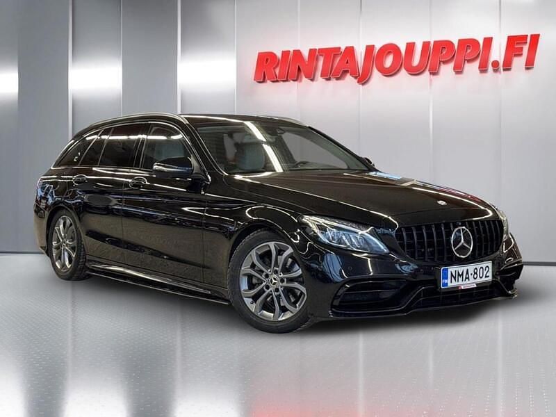 Musta Käytetty 2017 Mercedes C220 Business Farmari | 20 800 € (Hieman kallis) - Kuva 1/3