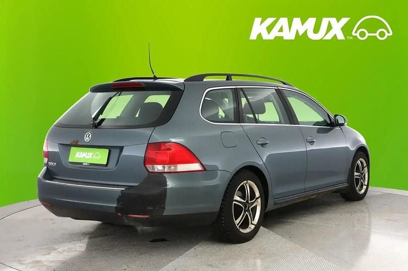 Käytetty VW Golf V Comfortline 102 HP (75 kW) 2008 Vihreä Farmari
