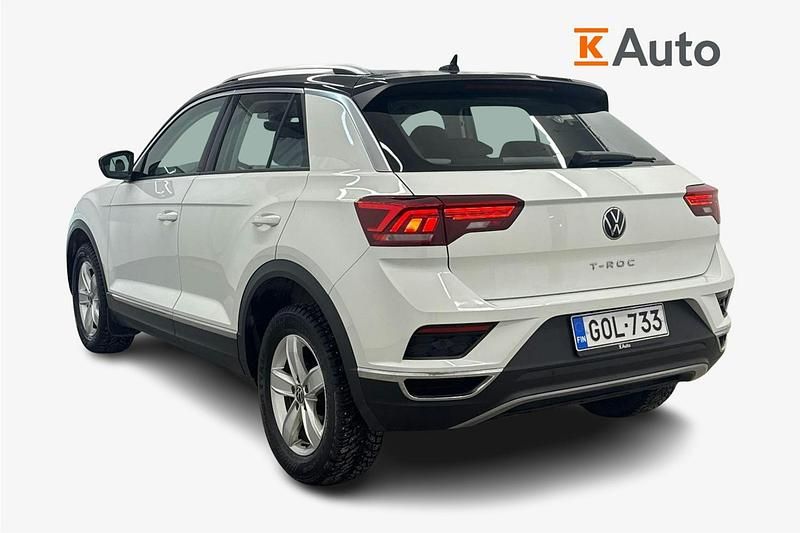 Käytetty VW T-Roc Sportline 150 HP (110 kW) 2021 Valkoinen Katumaasturi