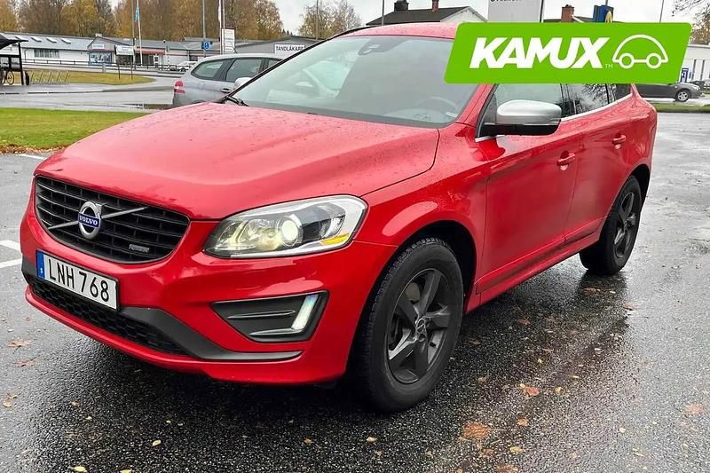 Punainen Käytetty 2015 Volvo XC60 R-Design Katumaasturi | 25 490 € (Perustarjous) - Kuva 1/4