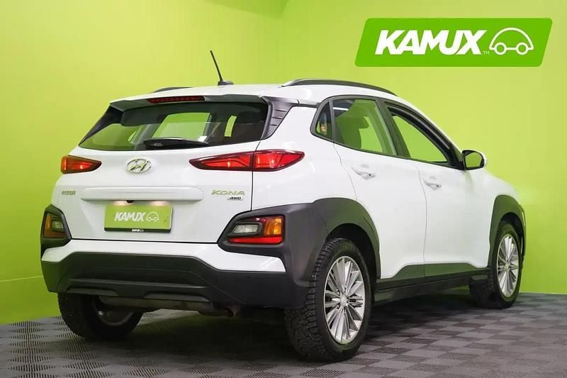 Käytetty Hyundai Kona Comfort 177 HP (130 kW) 2019 Valkoinen Katumaasturi
