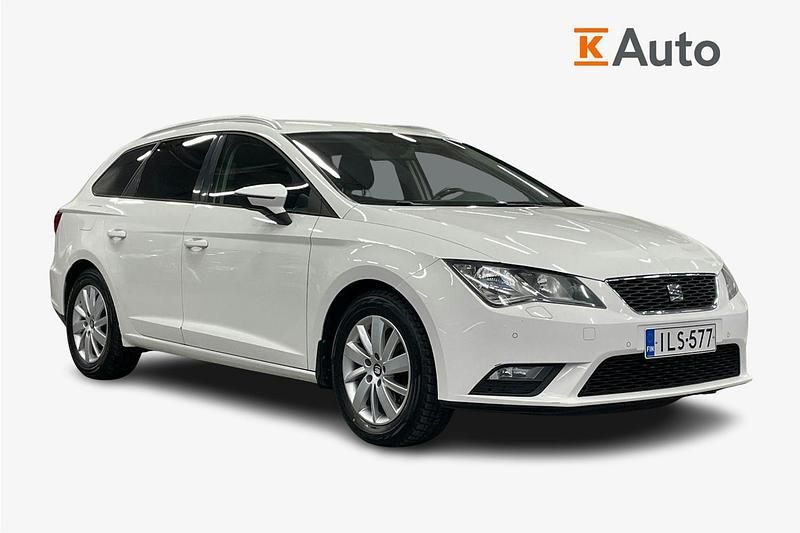 Käytetty Seat Leon ST 4Drive 105 HP (77 kW) 2014 Valkoinen Farmari