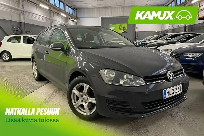 Käytetty VW Golf VII Comfortline 105 HP (77 kW) 2014 Hopea / harmaa Farmari