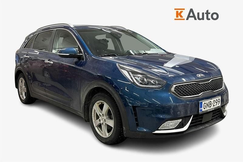 Käytetty Kia Niro Premium 105 HP (77 kW) 2018 Sininen Katumaasturi