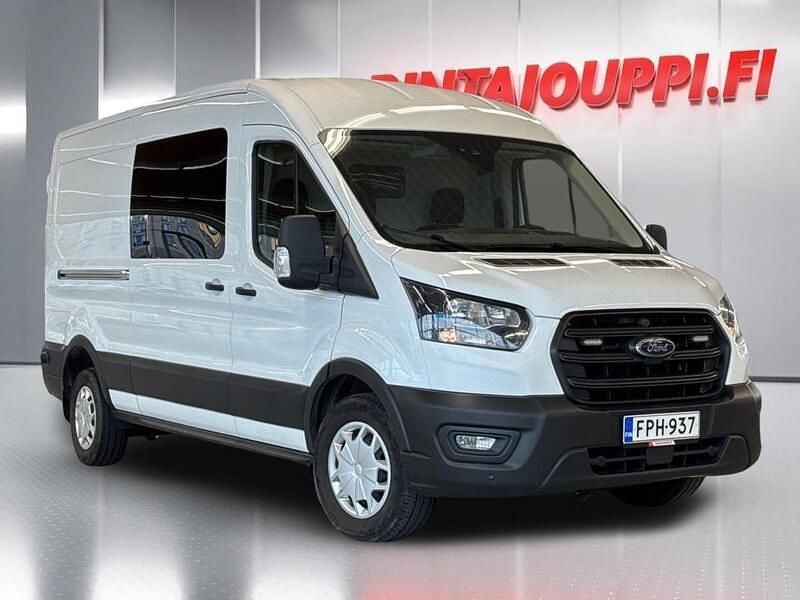 Valkoinen Käytetty 2022 Ford Transit Trend Van | 29 800 € (Hyvä tarjous) - Kuva 1/3