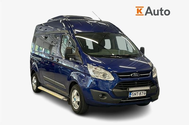 Sininen Käytetty 2017 Ford Transit Custom Trend Farmari | 26 890 € (Perustarjous) - Kuva 1/3