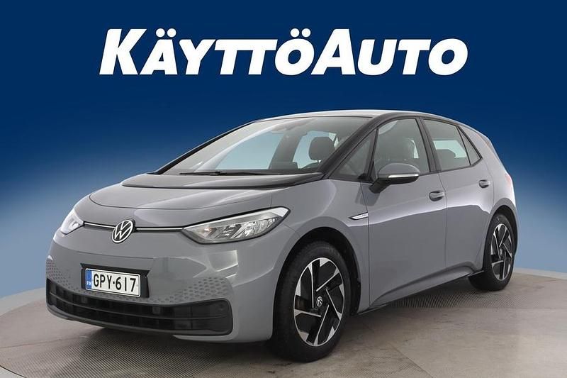 Harmaa Käytetty 2022 VW ID.3 Pro Performance Viistoperä | 22 900 € (Perustarjous) - Kuva 1/4