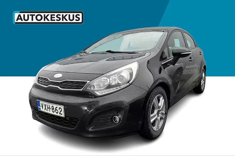 Musta Käytetty 2013 Kia Rio EX Viistoperä | 4 900 € (Perustarjous) - Kuva 1/4