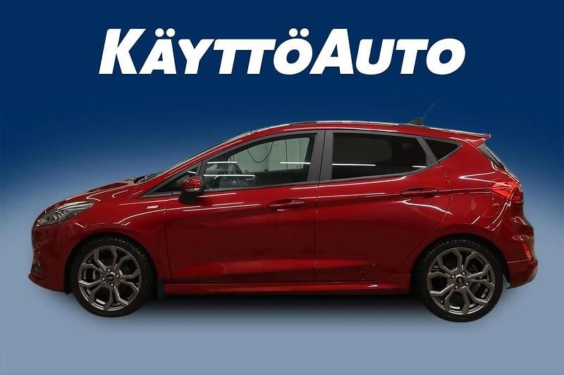 Käytetty Ford Fiesta ST-Line 155 HP (114 kW) 2021 Punainen Viistoperä