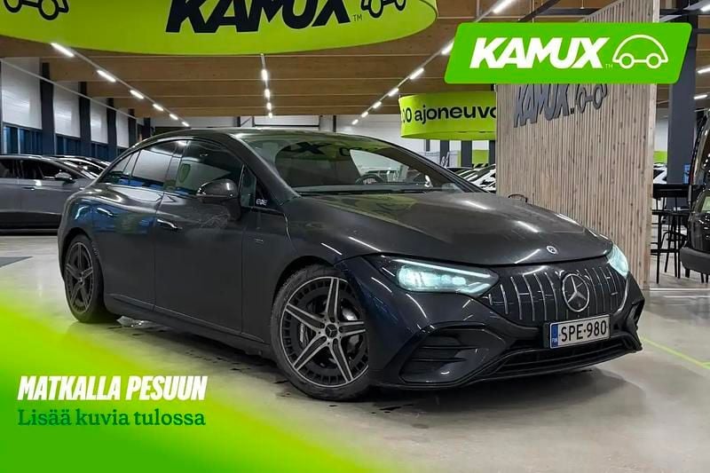 Hopea / harmaa Käytetty 2022 Mercedes EQE AMG 43 AMG Sedan | 58 780 € (Perustarjous) - Kuva 1/4