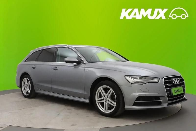 Hopea / harmaa Käytetty 2018 Audi A6 Business Farmari | 18 490 € (Hyvä tarjous) - Kuva 1/4