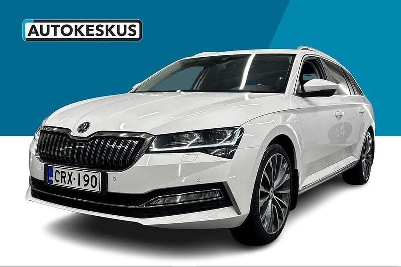 Valkoinen Käytetty 2021 Skoda Superb LAURIN & KLEMENT Farmari | 22 790 € (Perustarjous) - Kuva 1/2