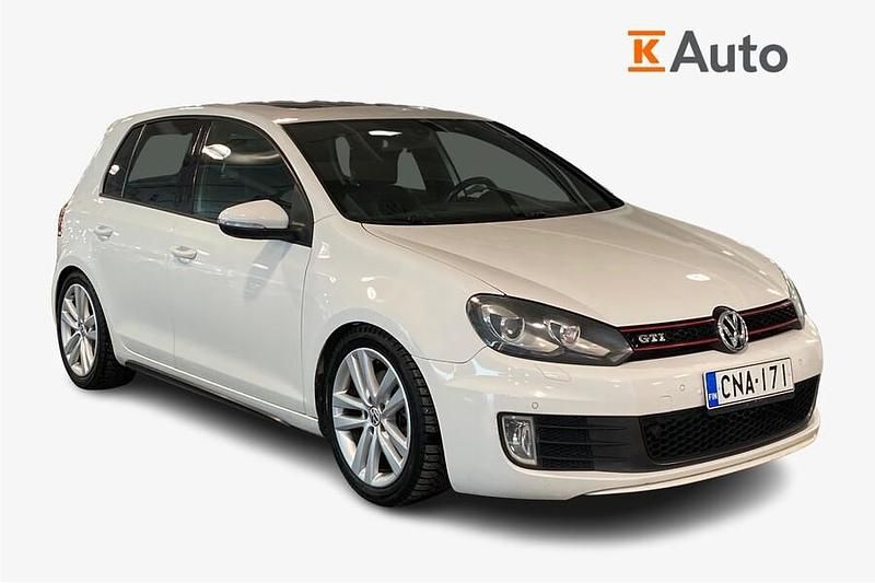 Käytetty VW Golf VI GTI 211 HP (155 kW) 2011 Valkoinen Viistoperä