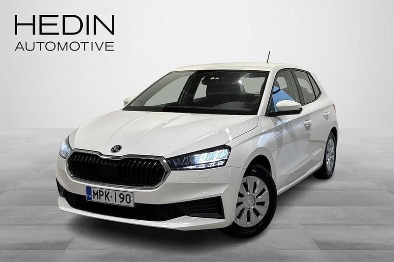 Valkoinen Käytetty 2023 Skoda Fabia Ambition Viistoperä | 14 990 € (Perustarjous) - Kuva 1/4