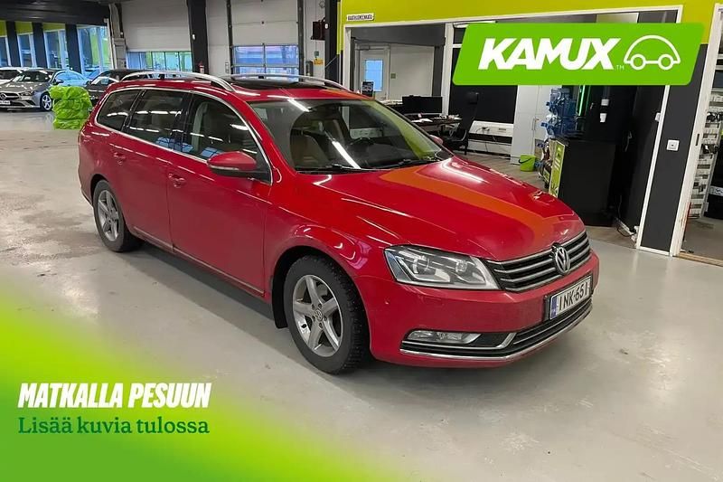 Punainen Käytetty 2014 VW Passat Highline Farmari | 7 590 € (Hyvä tarjous) - Kuva 1/4