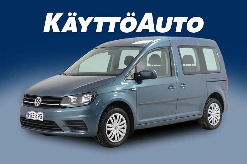 Käytetty VW Caddy Trendline 125 HP (91 kW) 2016 Met.vihreä Tila-auto