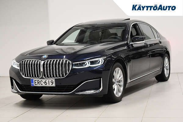 Sininen Käytetty 2019 BMW 745e Comfort Edition Sedan | 44 900 € - Kuva 1/4