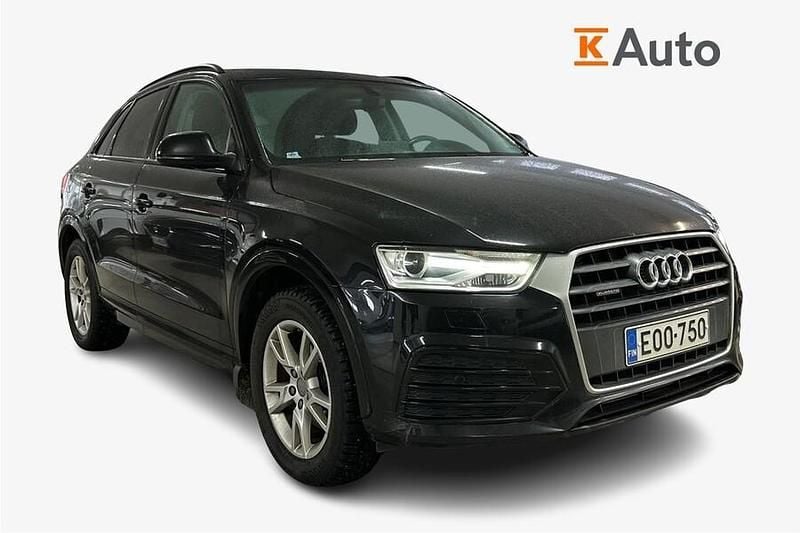 Käytetty Audi Q3 150 HP (110 kW) 2017 Musta Katumaasturi