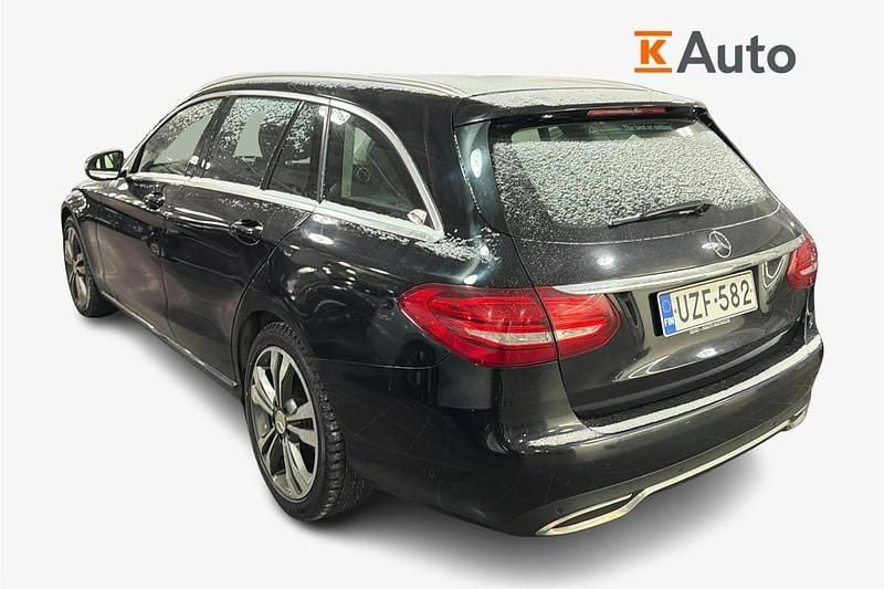 Käytetty Mercedes C200 Business 136 HP (100 kW) 2016 Musta Farmari