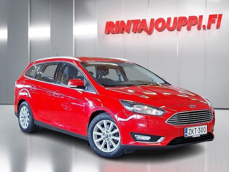 Punainen Käytetty 2016 Ford Focus Titanium Farmari | 5 900 € (Hyvä tarjous) - Kuva 1/4