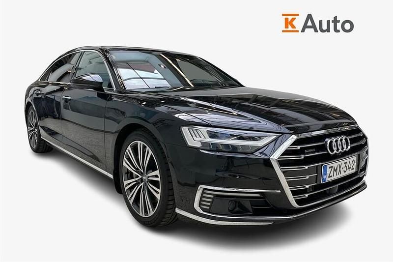 Musta Käytetty 2020 Audi A8L Sedan | 46 900 € - Kuva 1/3