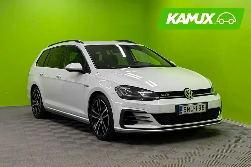 Valkoinen Käytetty 2017 VW Golf VII GTD Farmari | 17 900 € (Perustarjous) - Kuva 1/4