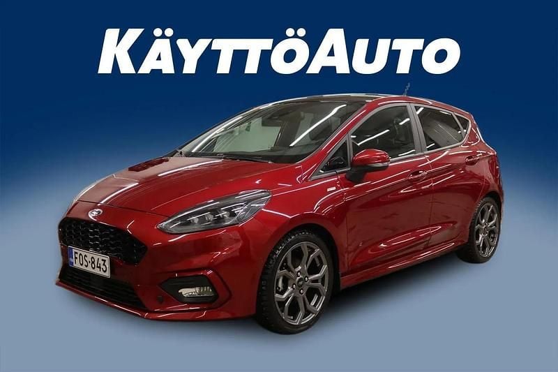 Käytetty Ford Fiesta ST-Line 155 HP (114 kW) 2021 Punainen Viistoperä