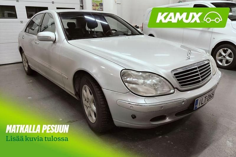 Hopea / harmaa Käytetty 2001 Mercedes S500 Sedan | 5 990 € - Kuva 1/3