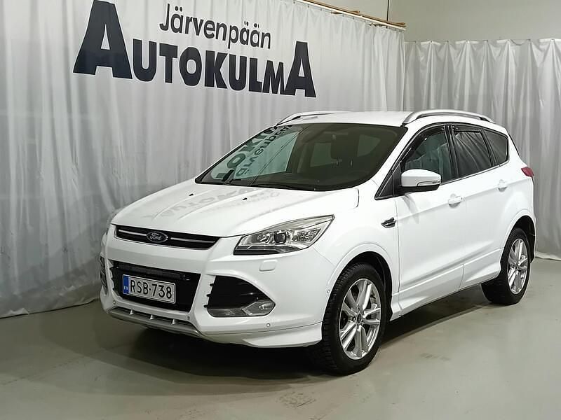 Valkoinen Käytetty 2015 Ford Kuga Business Edition Katumaasturi | 8 490 € (Hieman kallis) - Kuva 1/4