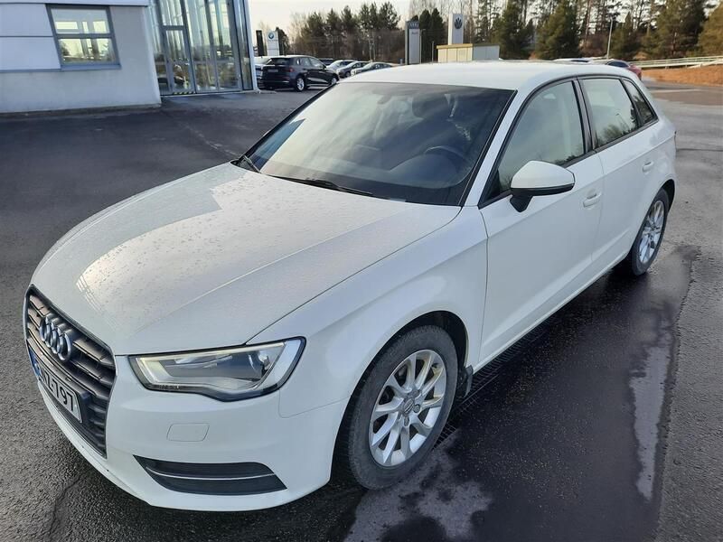 Valkoinen Käytetty 2014 Audi A3 Sportback Business Viistoperä | 10 900 € (Perustarjous) - Kuva 1/3