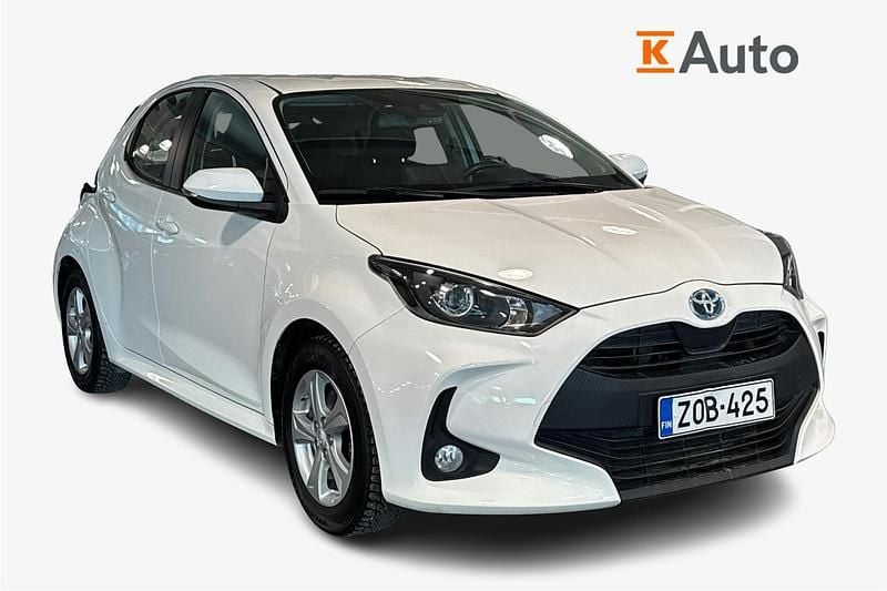 Valkoinen Käytetty 2022 Toyota Yaris Hybrid Active Viistoperä | 17 990 € (Hyvä tarjous) - Kuva 1/3