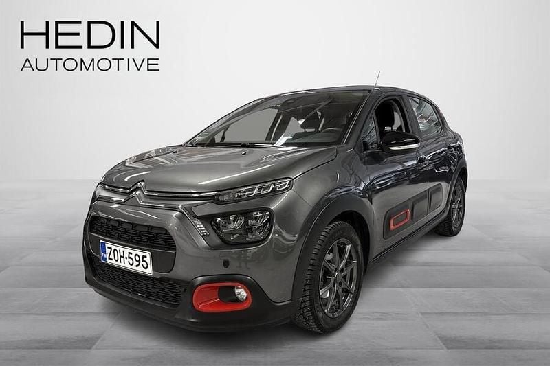 Harmaa Käytetty 2022 Citroën C3 PureTech Viistoperä | 12 750 € (Hyvä tarjous) - Kuva 1/4