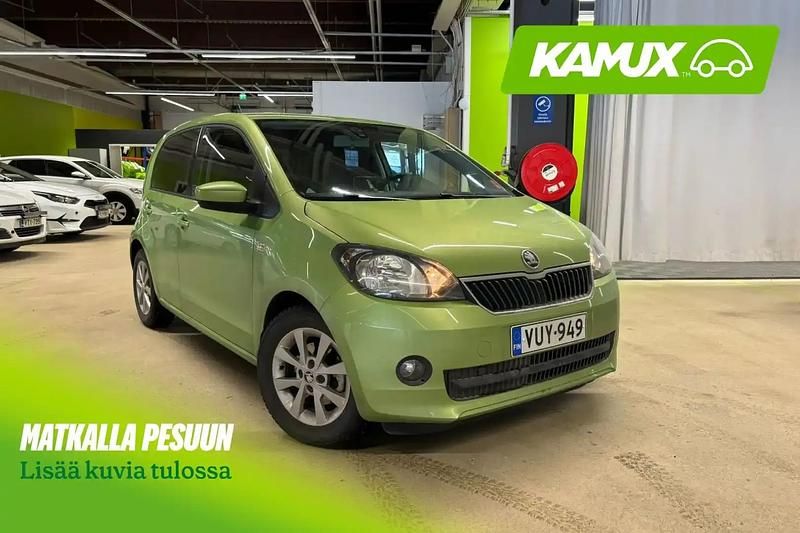 Käytetty Skoda Citigo Elegance 60 HP (44 kW) 2014 Vihreä Viistoperä