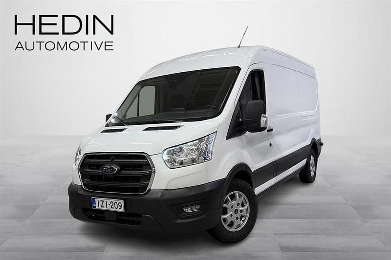 Valkoinen Käytetty 2021 Ford Transit Trend Van | 29 900 € (Hieman kallis) - Kuva 1/4