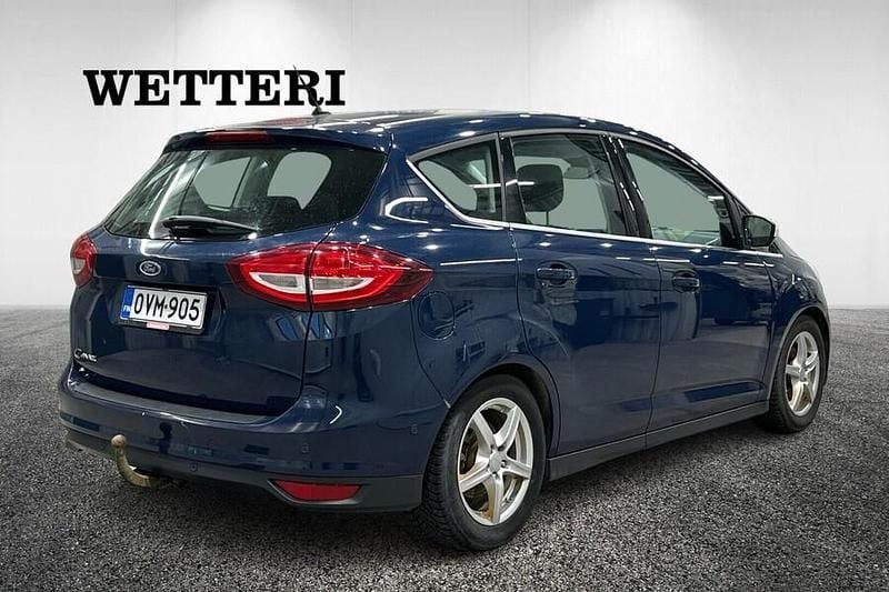 Käytetty Ford C-MAX Titanium 120 HP (88 kW) 2017 Sininen Tila-auto