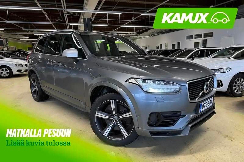 Käytetty Volvo XC90 R-Design 320 HP (235 kW) 2016 Hopea / harmaa Katumaasturi